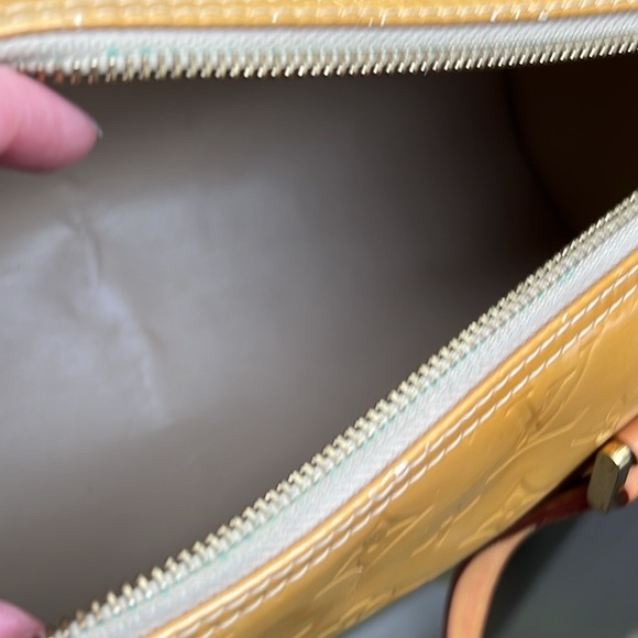 Louis Vuitton LV Vernis Yellow Papillion Barrel Bag with COA - Picture 13 of 17